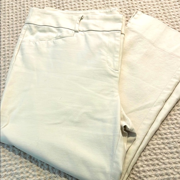 LOFT Cream “THE RIVIERA PANT” size 14 Marisa fit - Picture 1 of 14